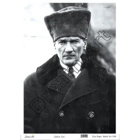 Model 1500 Atatürk Model DreamArt Pirinç Dekopaj Kağıdı